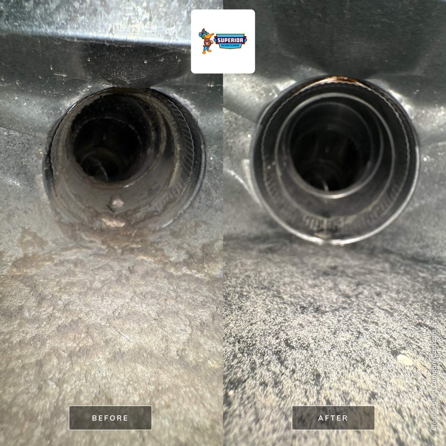 Air Duct Cleaning With a Vacuum Truck in New Castle, PA by Superior Air Duct Cleaning