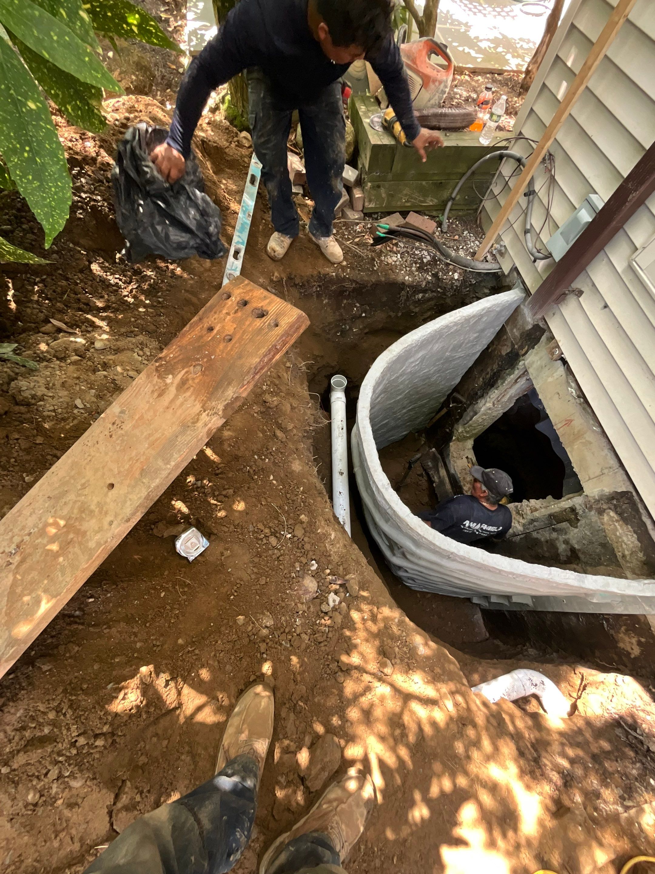 Dove Hill Dr • Manhasset, NY 11030 by A.M. Shield Waterproofing, Corp.
