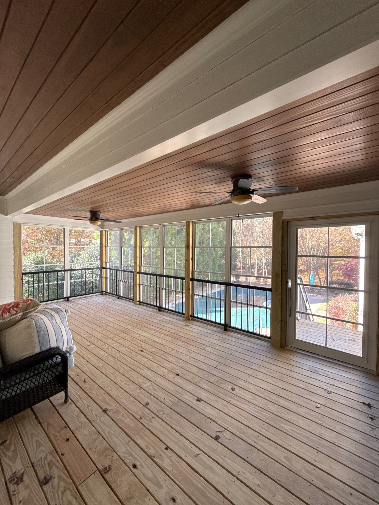 Elevated Deck and Screened-In Porch Replacement in Powder Springs by Swift Home Renovations