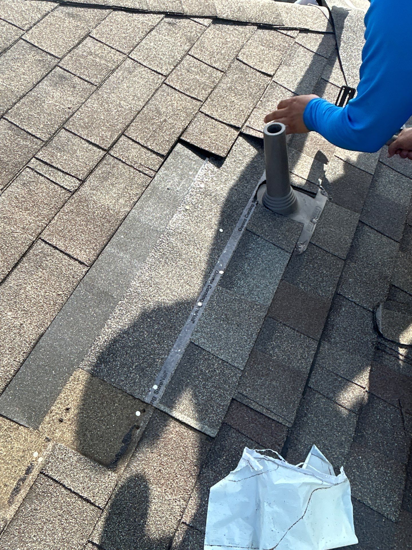 Residential Roofing Installation using Owen's Corning Duration (Lifetime) Shingles by Roof Repair Company