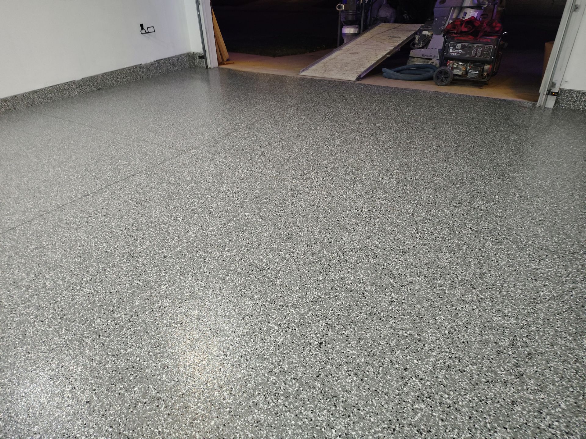 Pleasant Hill Garage Floor Coating Using Polyaspartic by Revival Concrete Coatings, LLC