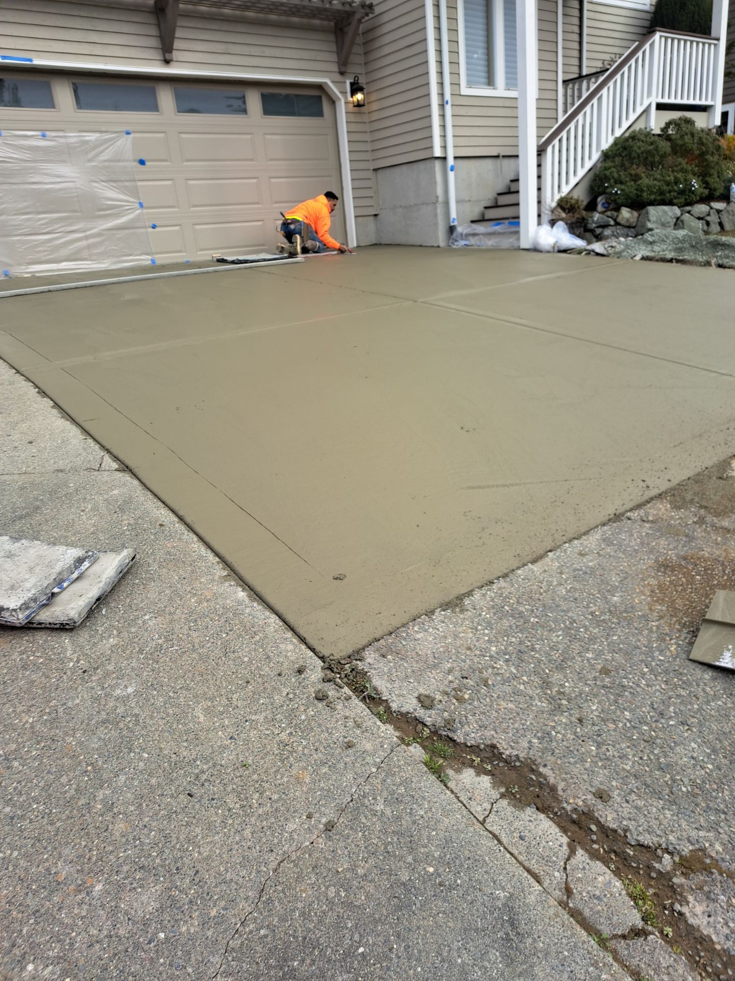 Concrete Driveway Renovation | Freeland  by Jireh Asphalt & Concrete Inc 
