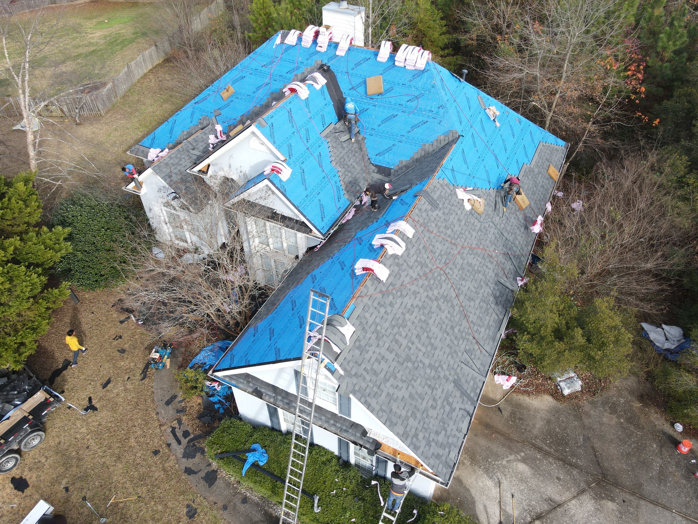 Residential Roofing Installation using Owens Corning by Inspector Roofing and Restoration