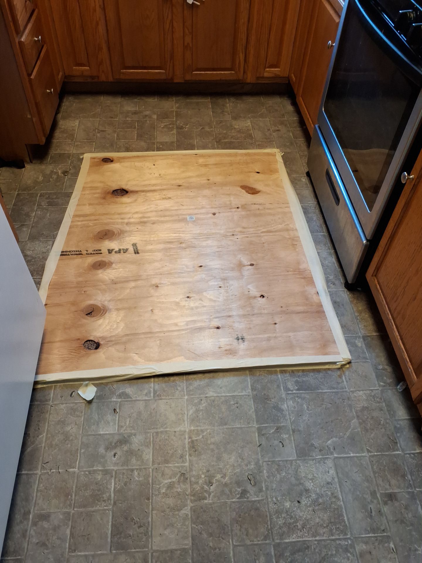 A Hidden Waterline Break Under the Kitchen Floor by McCray's Handyman, Inc.