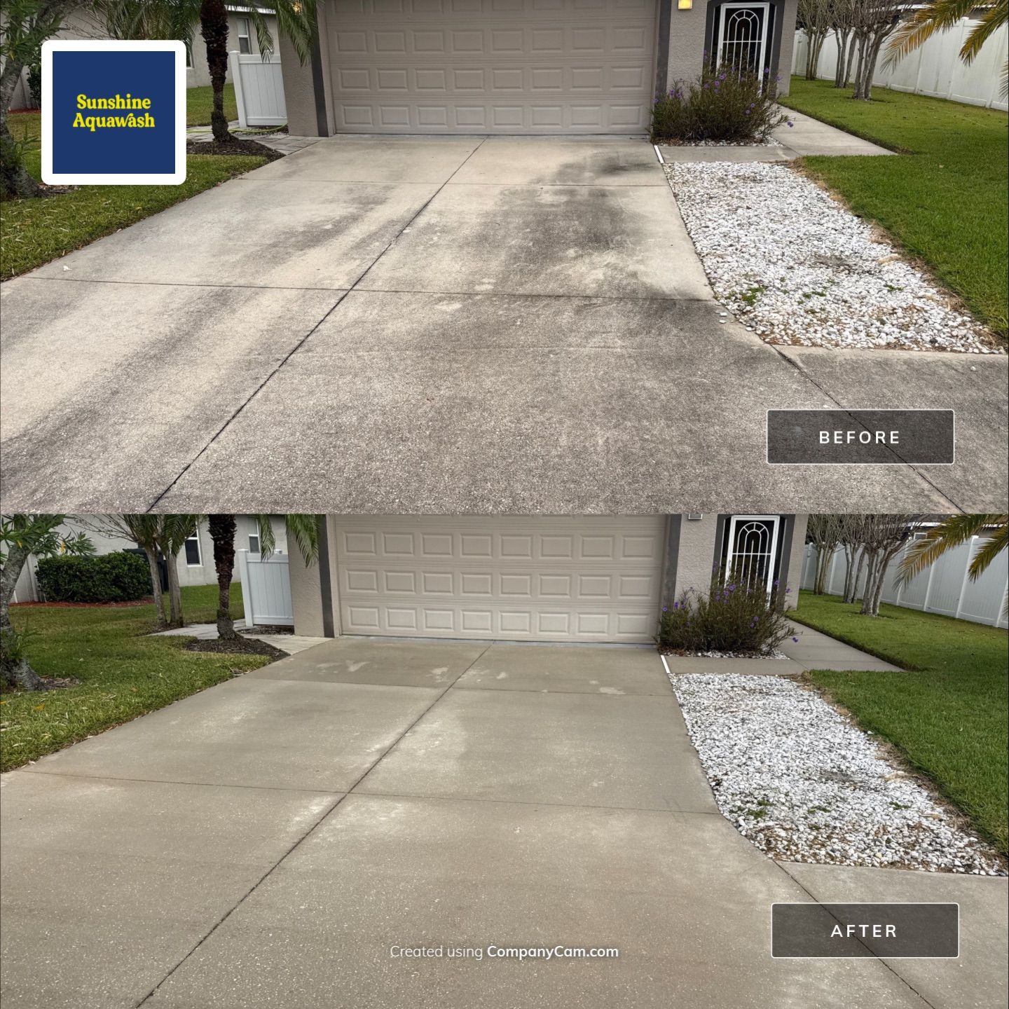 Vinyl Fence Cleaning, Driveway & Sidewalk Cleaning in Crystal Lakes – Palmetto, FL by Sunshine AquaWash