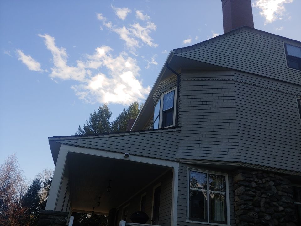 Gutter Installation using 4x6 Fiberglass Gutter with Moulding by Gutter Pro Enterprises