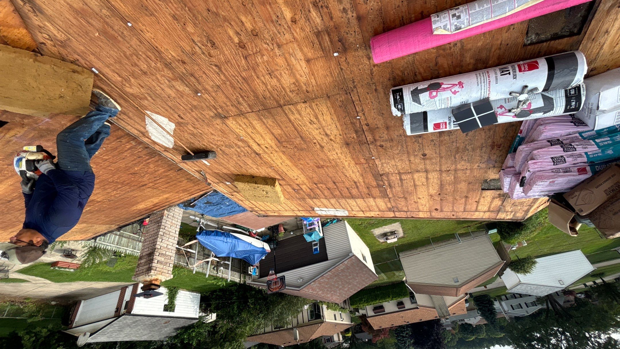 Roof Replacement using Owen Black Sable by 180 Contractors