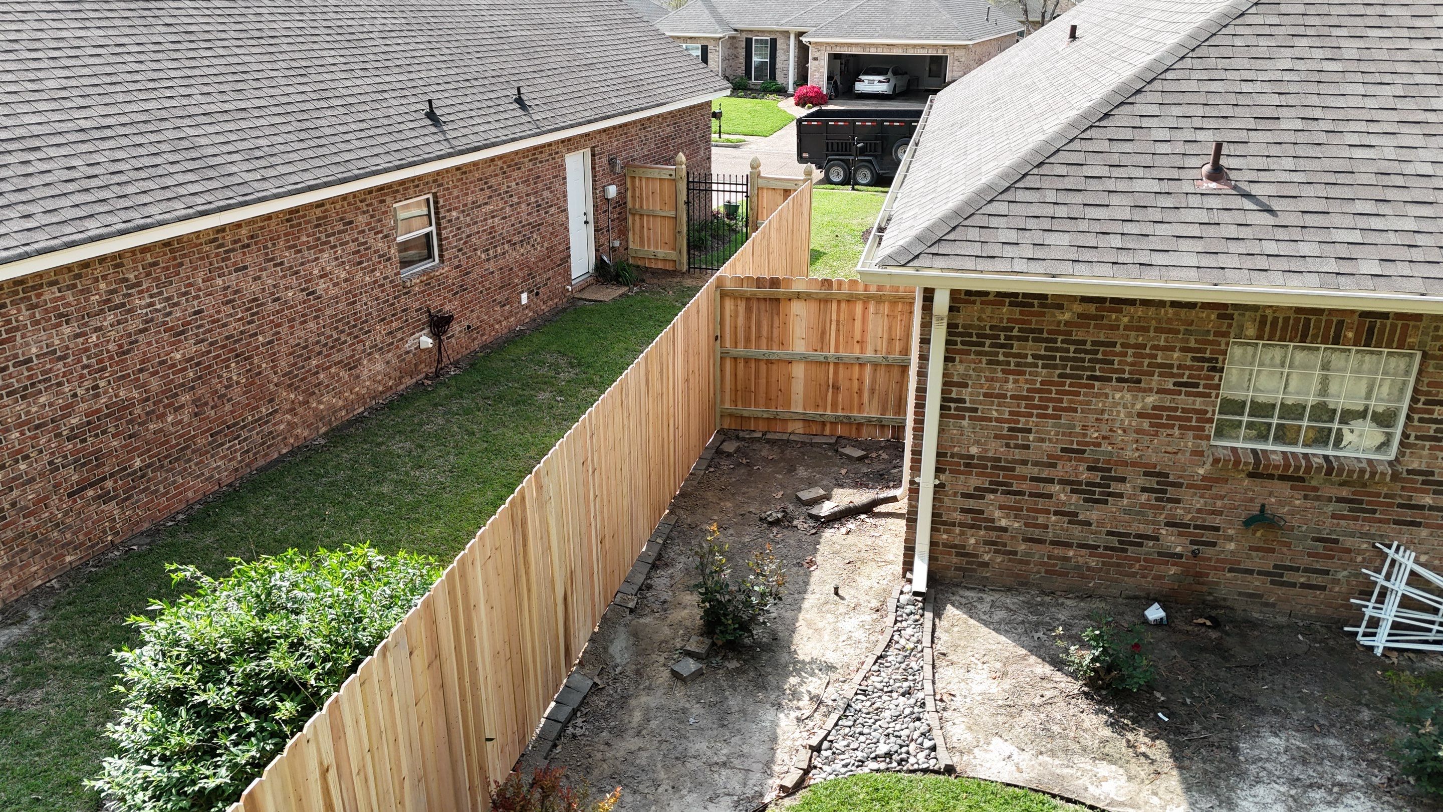 6’ Cedar Good Neighbor 6x6 French Gothic by Roberson Construction LLC