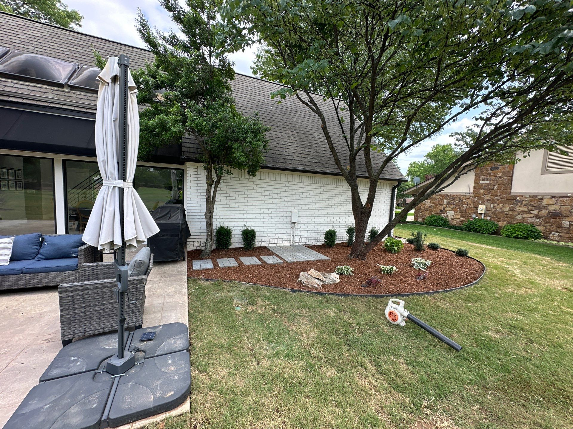 Project in Broken Arrow by Greenscapes Outdoor