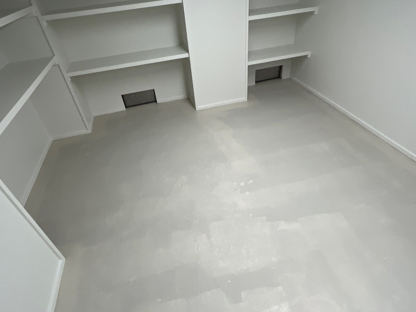 Luxury Home Concrete Floor - Epoxy & Flakes Finish - Stone Harbor, NJ by FreshCoat Works LLC