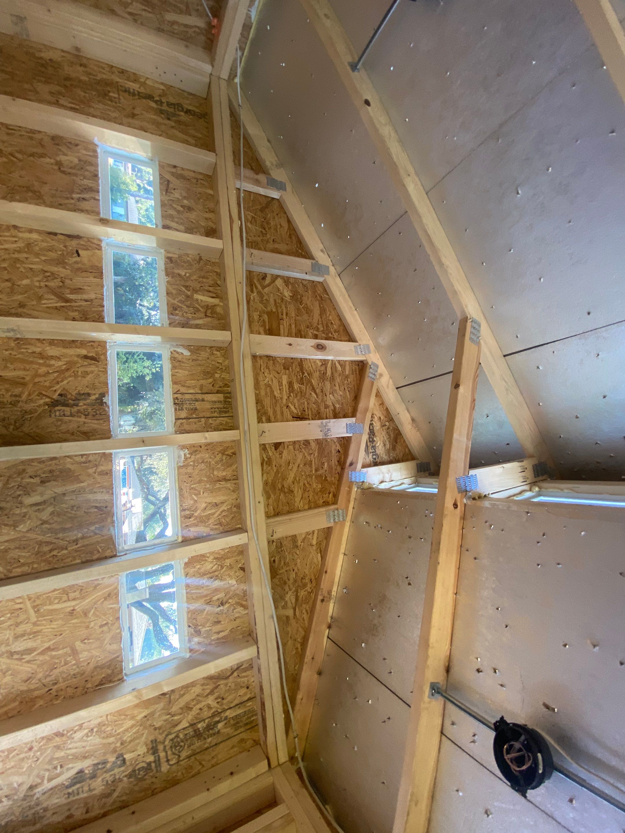 Outdoor Office Shed Interior Remodel in Longwood: From Drywall to Paint by HandyMangum