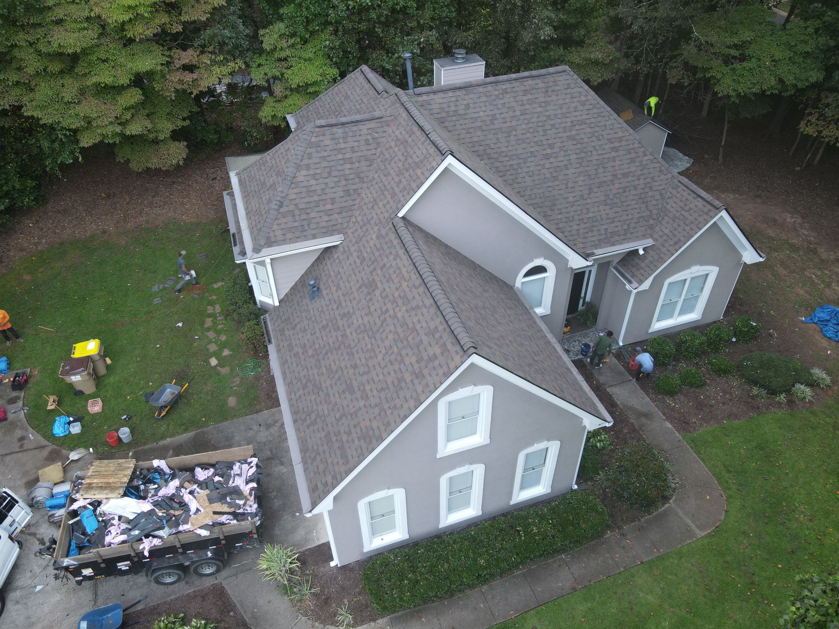 Residential Roofing Installation using Owens Corning by Inspector Roofing and Restoration