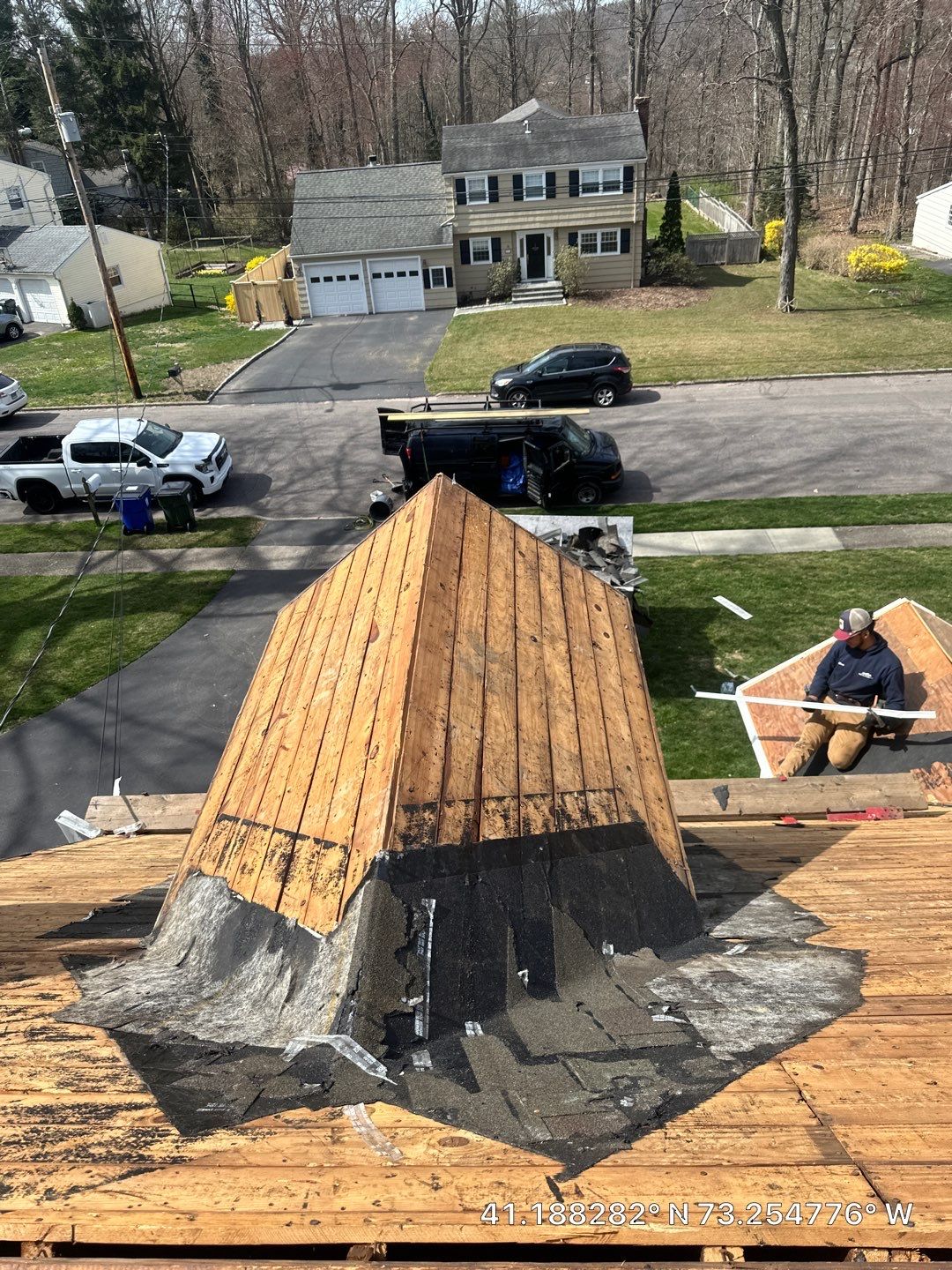 Residential Roofing Installation using Tamko Slatestone gray by A Plus Exterior