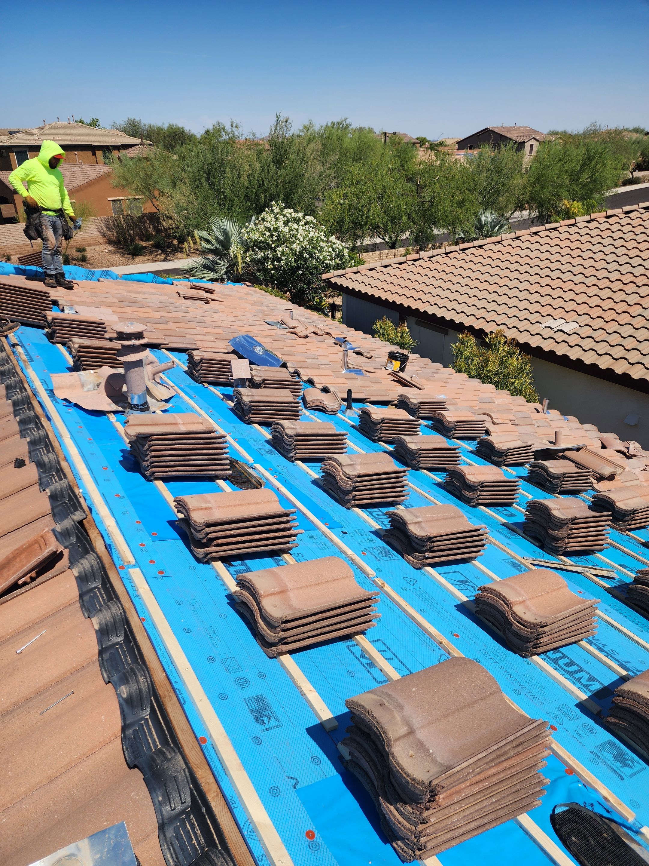 Terracotta Concrete Tile by Reimagine Roofing