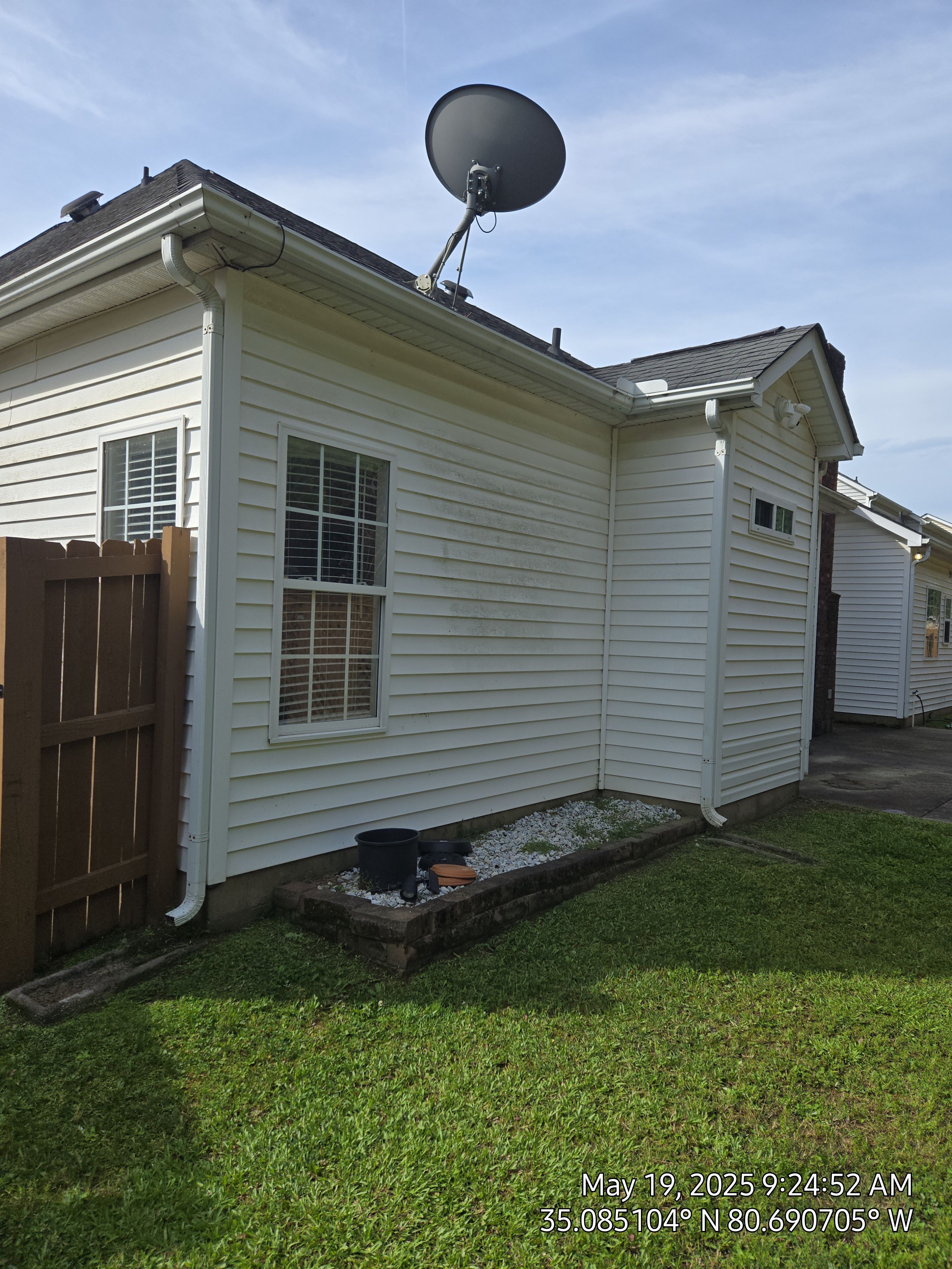 House Wash using cleaner by Power Wash Masters LLC