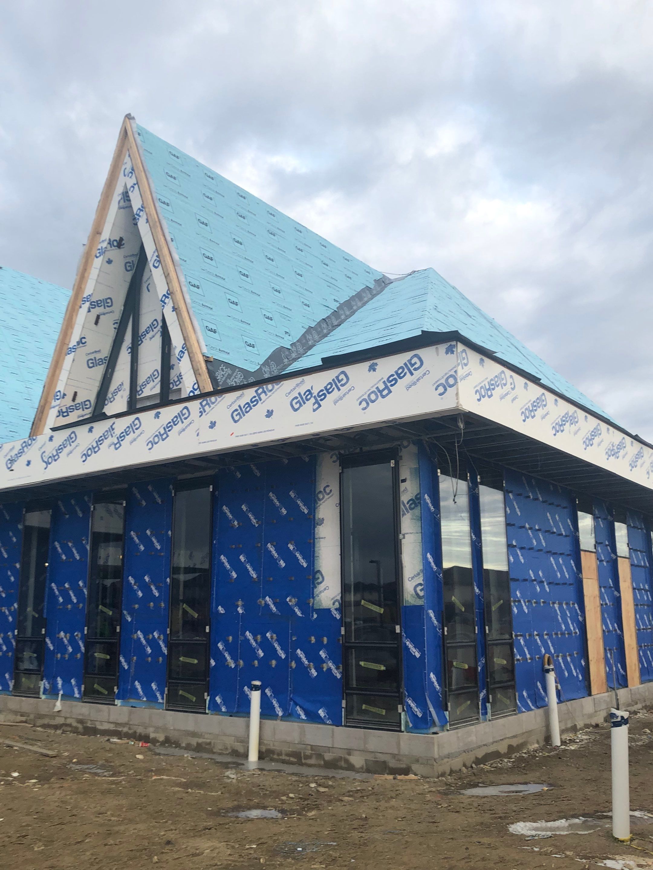 Commercial Roofing Installation using Diamond Tile Metal Shingles , Tpo Flat Roof by Jay Carter Roofing & Sheet Metal