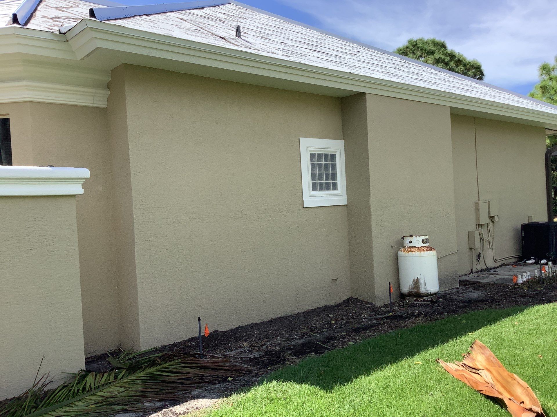 Splash Guard installation in Naples FL by Gutter Professors