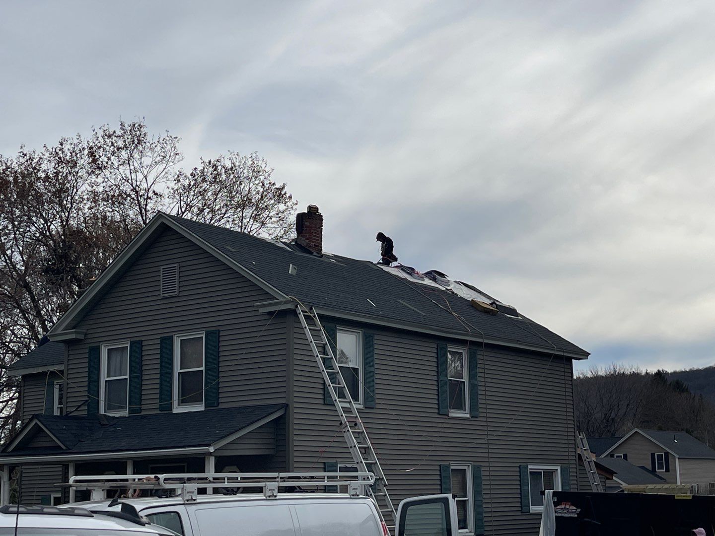 Residential Roofing Installation using GAF Timberline HDZ by Sensible Home Solutions