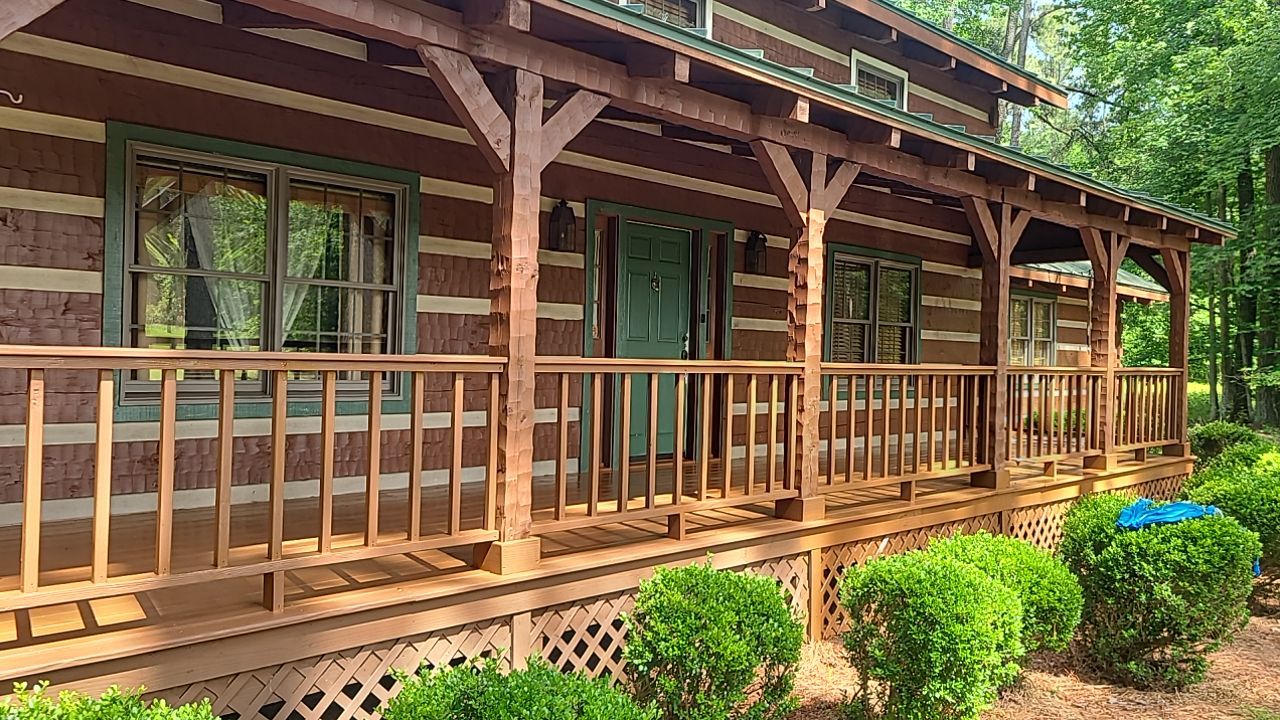 Chesapeake Log Cabin by AKK Painting LLC