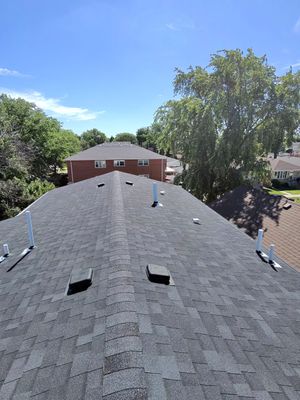 Turtle Shell gutter protection installation in Chicago, IL 60634, photograph 19