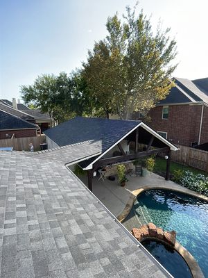 Residential Roofing Installation using Owen's Corning Duration (Lifetime) Shingles