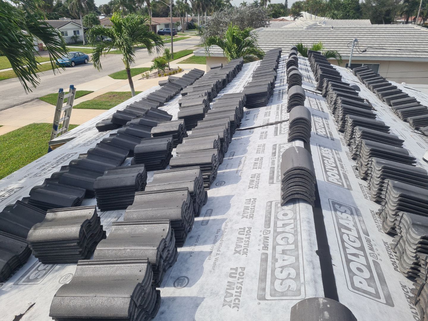 Residential Roofing Installation using Eagle Roofing Tile by BLUES BROTHERS ROOFING