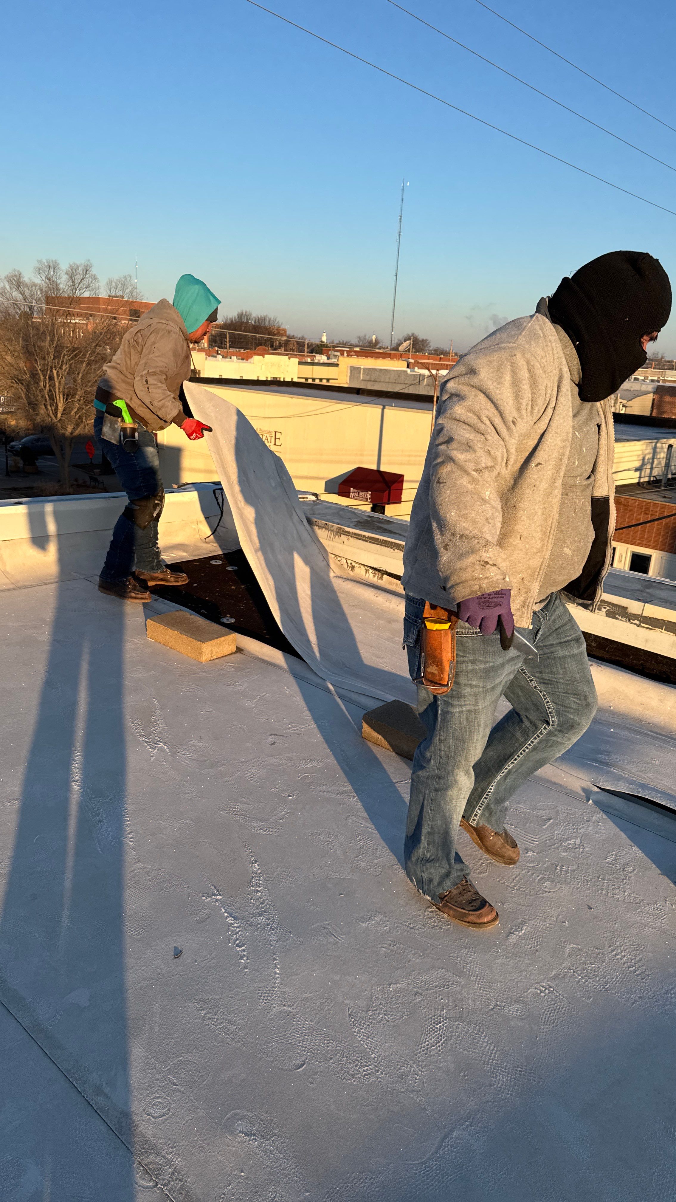 TPO by Frontline Roofing and Construction