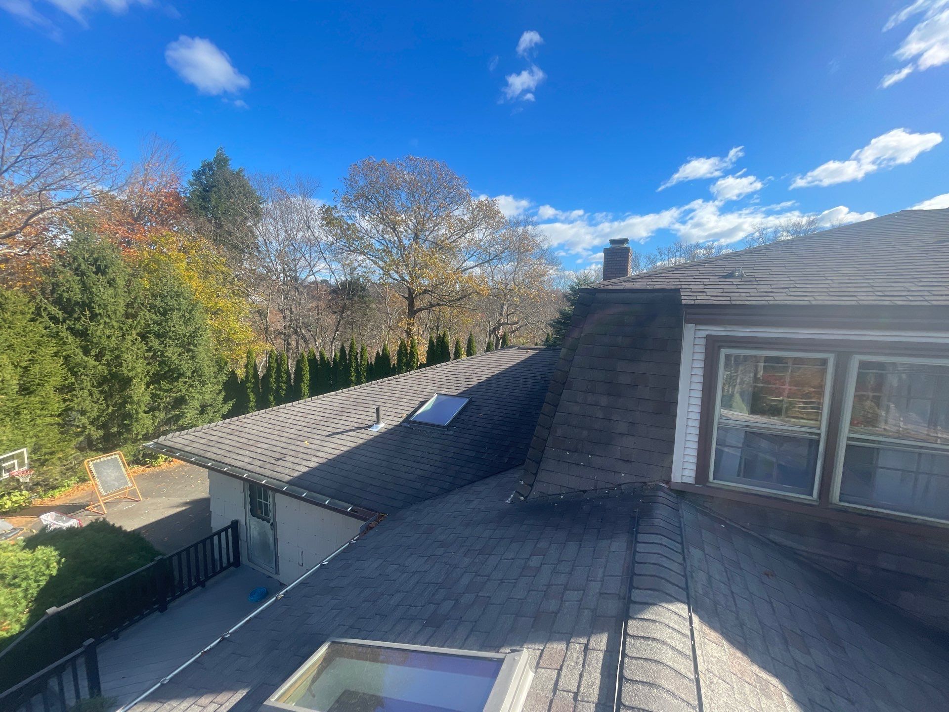 Residential Roofing Installation using Owens Corning TruDefinition Onyx Black by A Plus Exterior