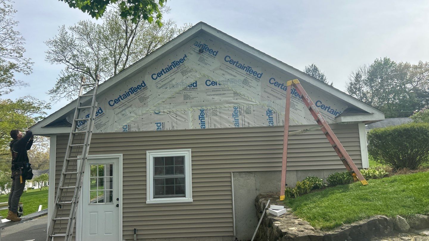 Siding Rejuvenation with Cert. Monogram D/4 x 25' Clapboard Natural Clay by DiGiorgi Roofing and Siding Inc