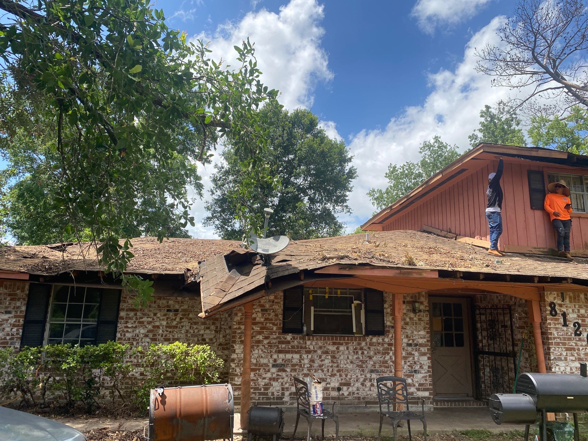 Residential Roofing Repair using tile by Roof Repair Company