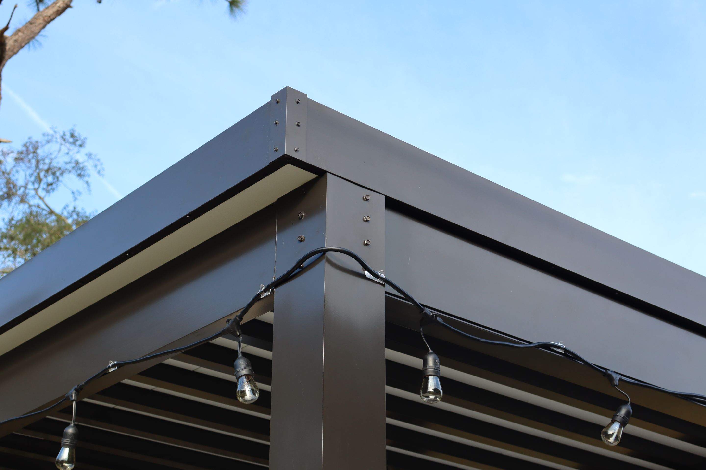 Free standing aluminum Pergola 15x15 by Orlando pergolas 