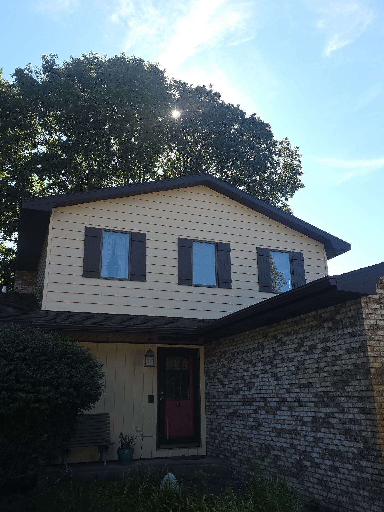 Exterior Shutter and Entry Door Painting in Norton Shores