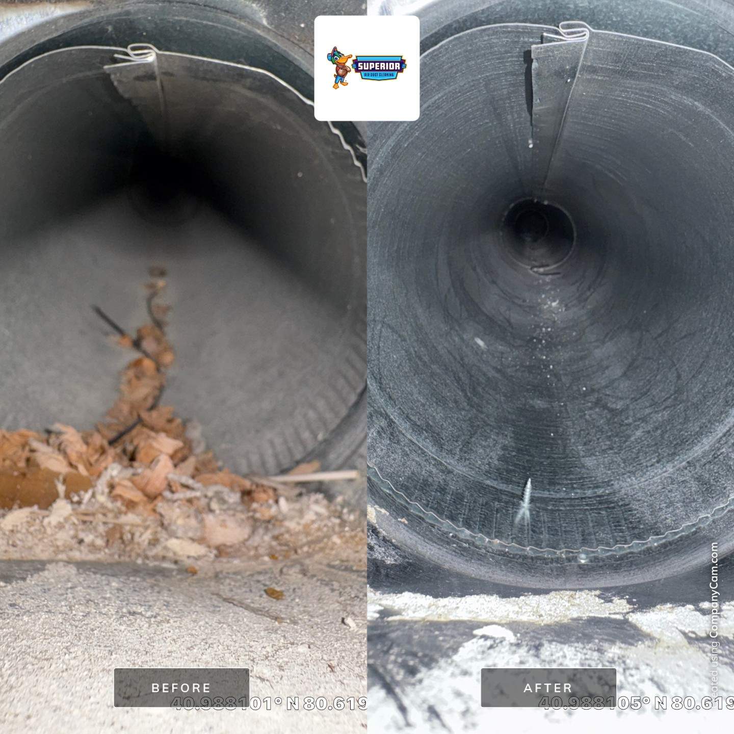 Air Duct Cleaning With a Vacuum Truck in Poland, OH by Superior Air Duct Cleaning