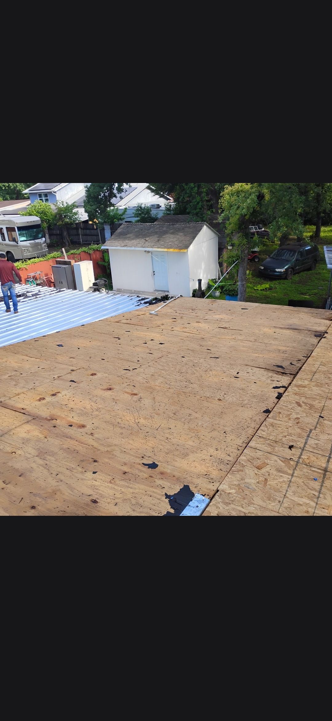 Reroof with Panels by Berry Good Roofing