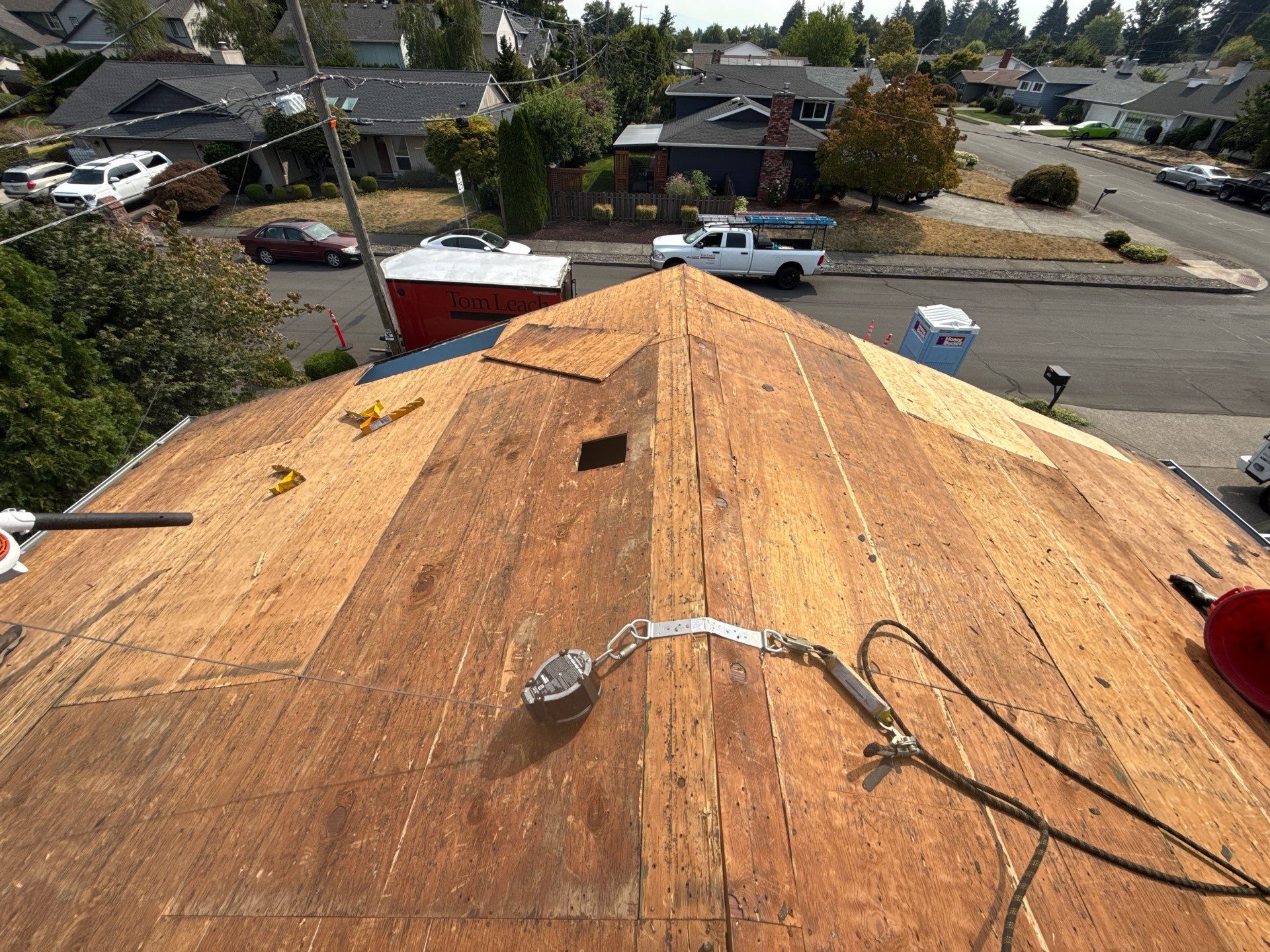 Project in Portland by Tom Leach Roofing
