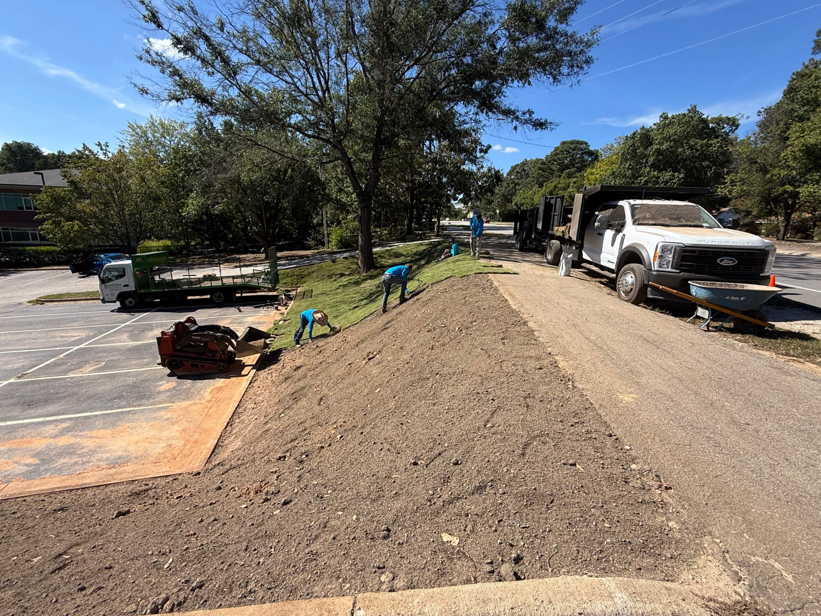 Sod installation by Martinez Brother’s Nc Landscaping Inc
