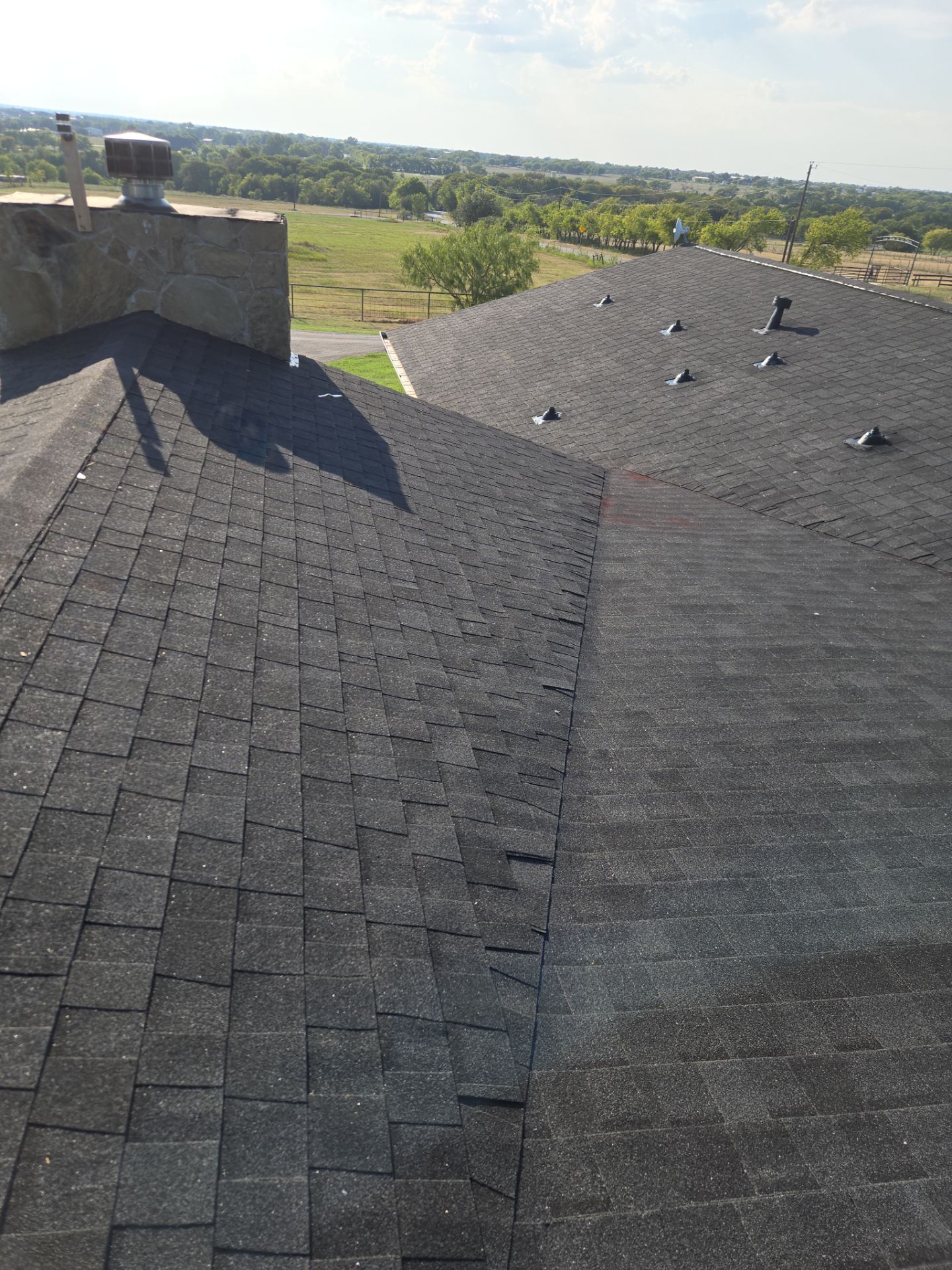 Project in Justin by Lonestar Roofing and Restoration LLC.