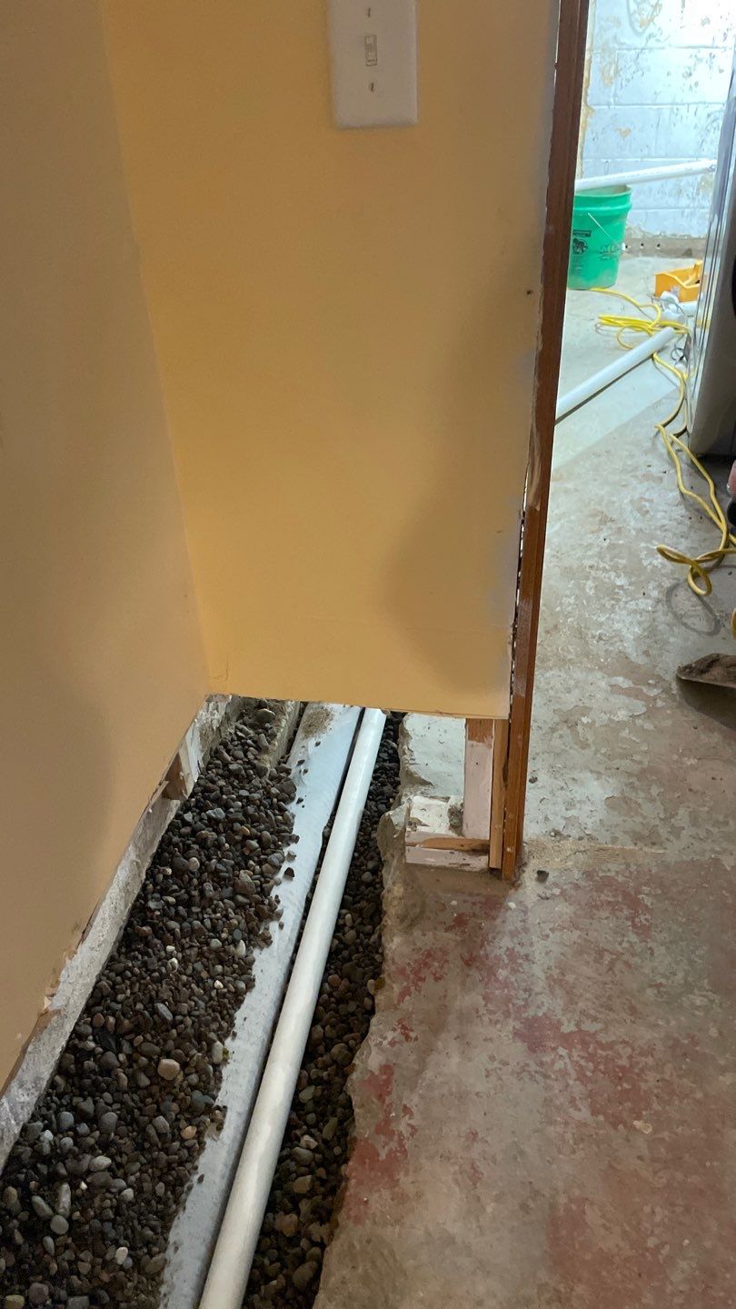 Drain Tile in Columbia Heights by Waterproofing Northeast