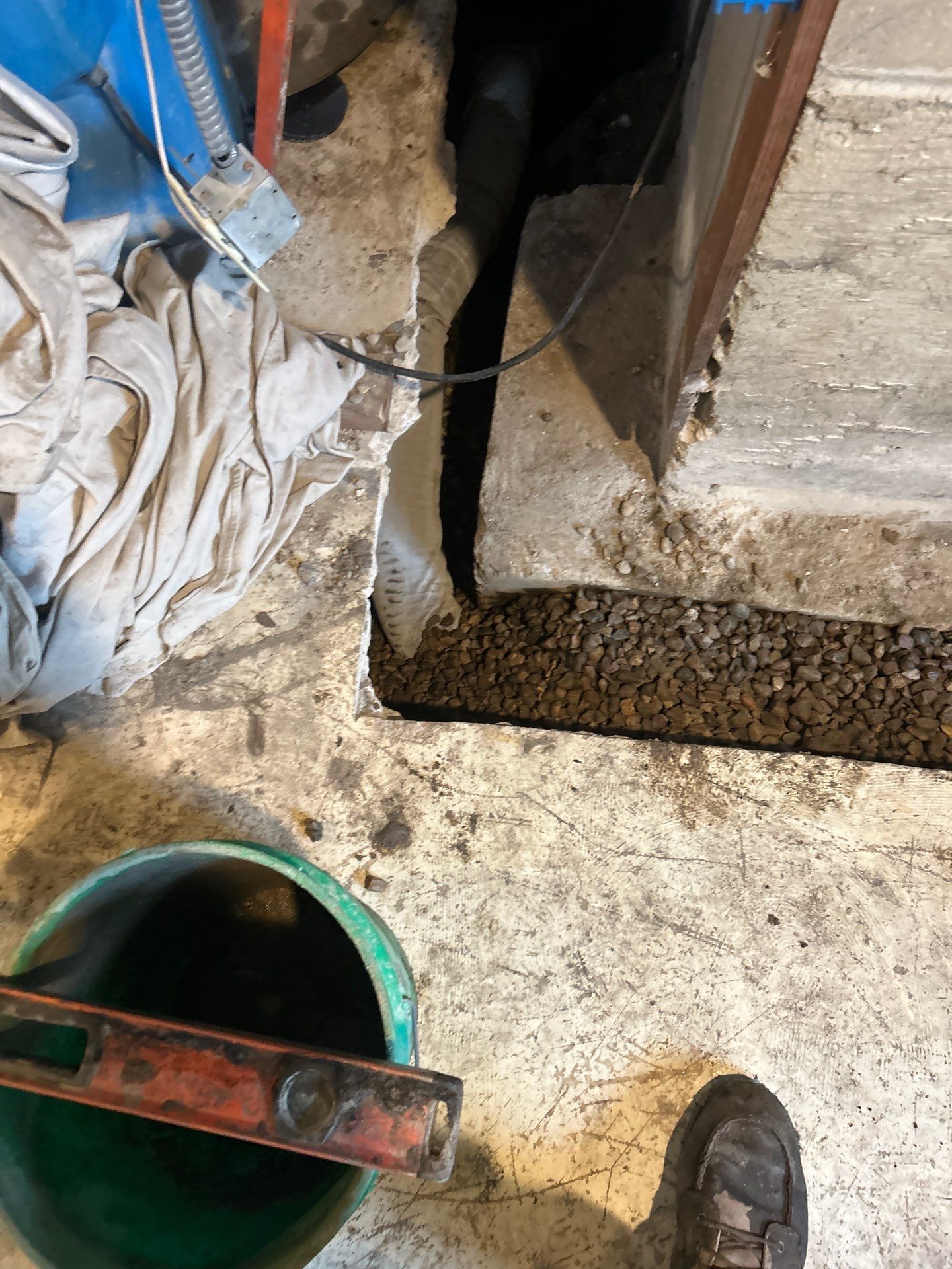 Drain tile for a General Contractor Partner by Waterproofing Northeast