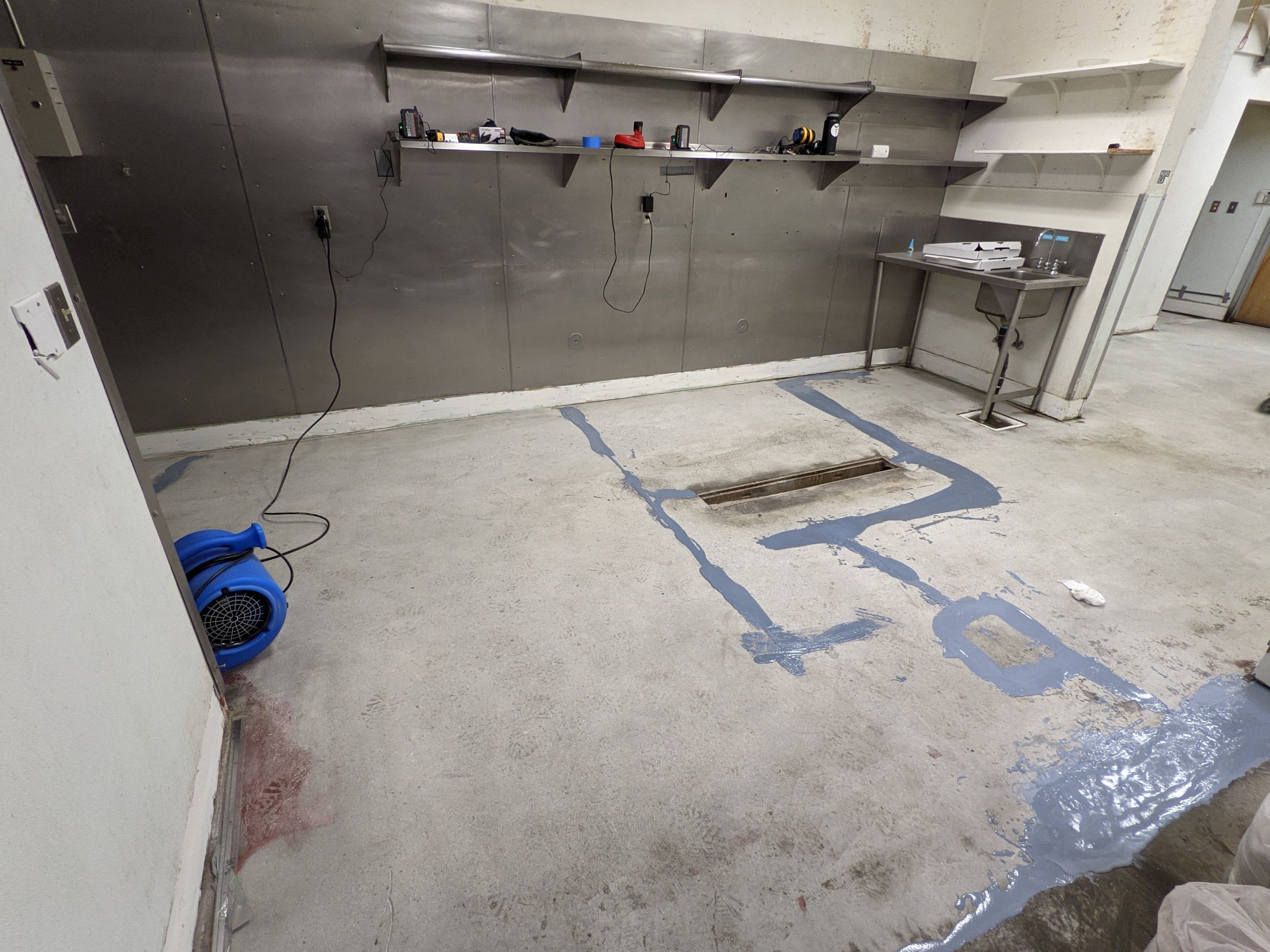 Commercial Floor Transformation using Penntek Evolution System by Croc Coatings, LLC