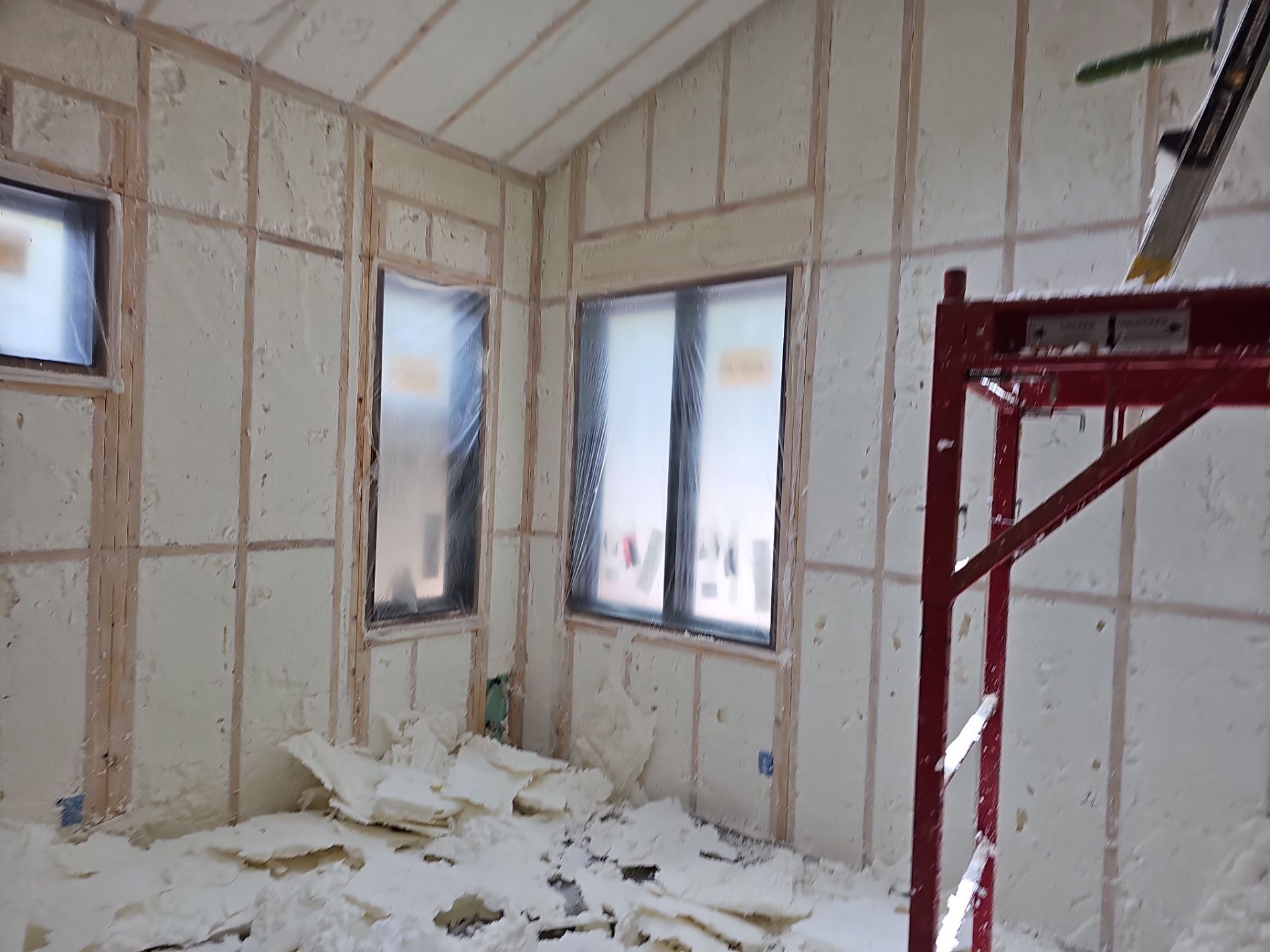 Spray Foam Insulation using open cell spray foam by NYS Foam & Energy