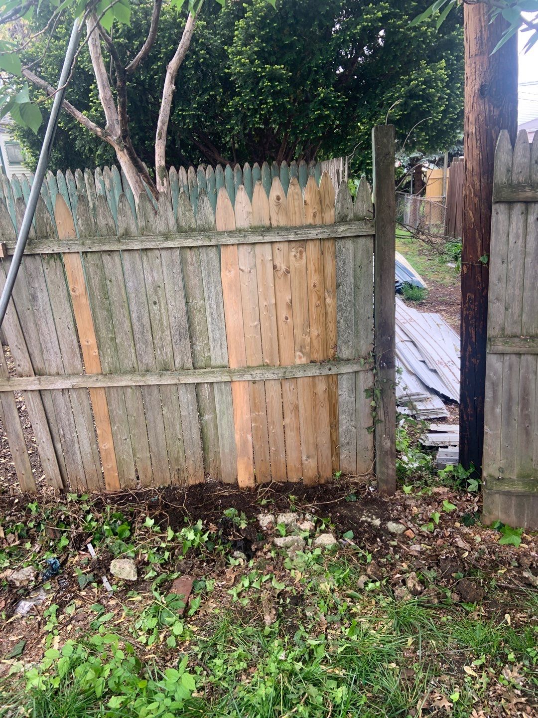 Fence Repair using Fence Panel by A1 NERDY HOMES LLC