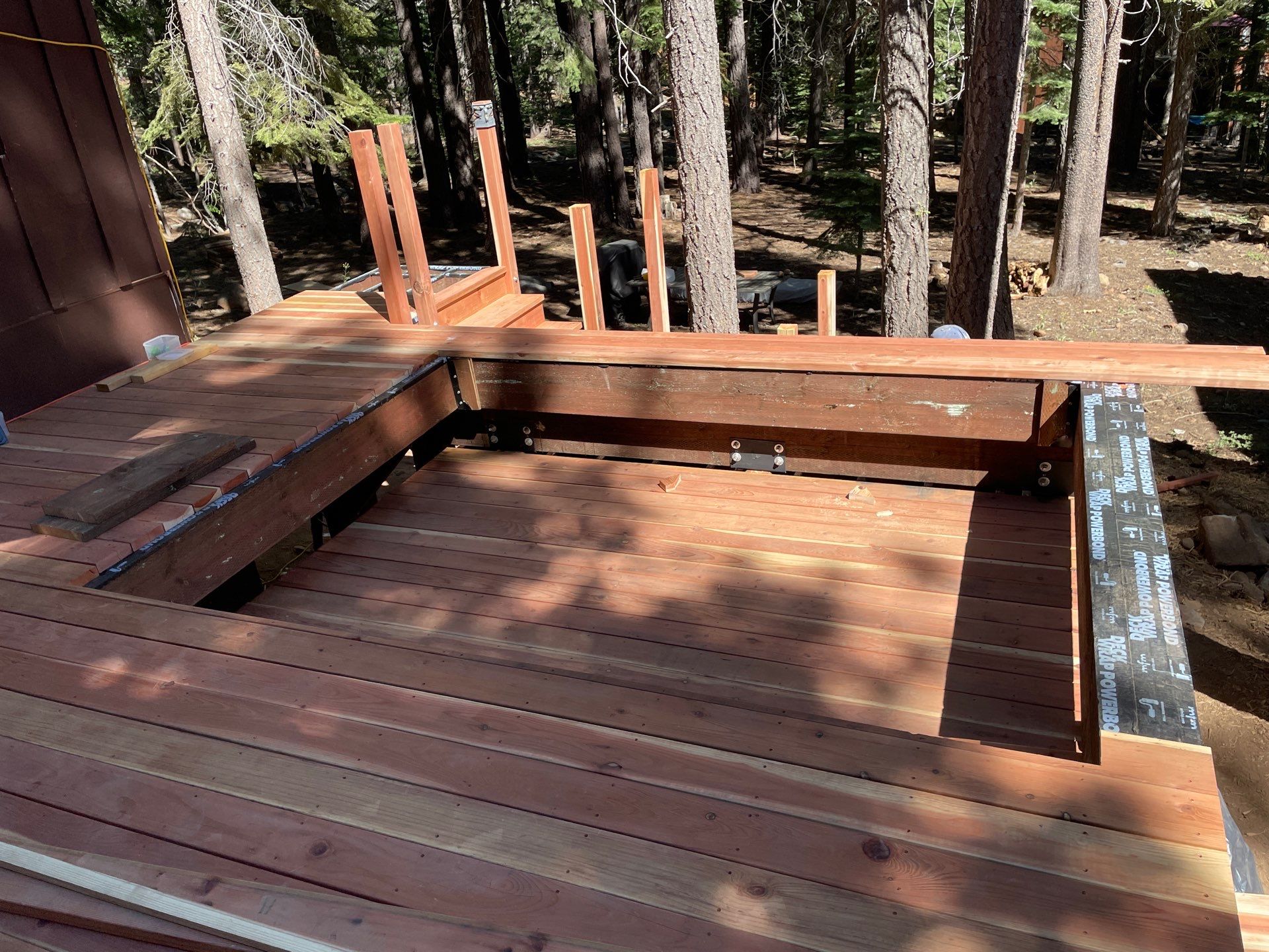 Deck Build W/ Recessed Hot Tub by The Tahoe Tradesman