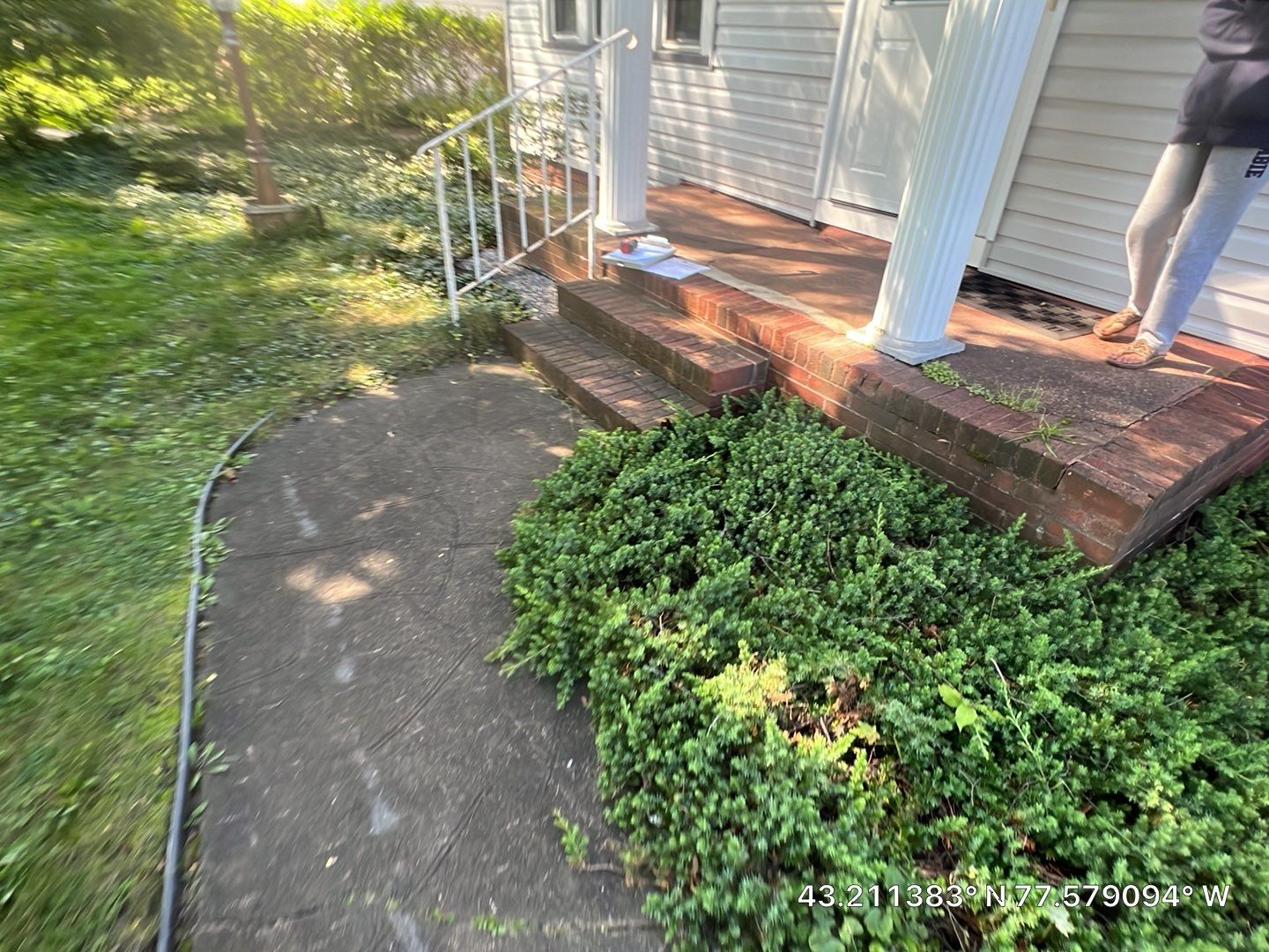 Broom Finish Walkway  by NG Masonry & Construction LLC