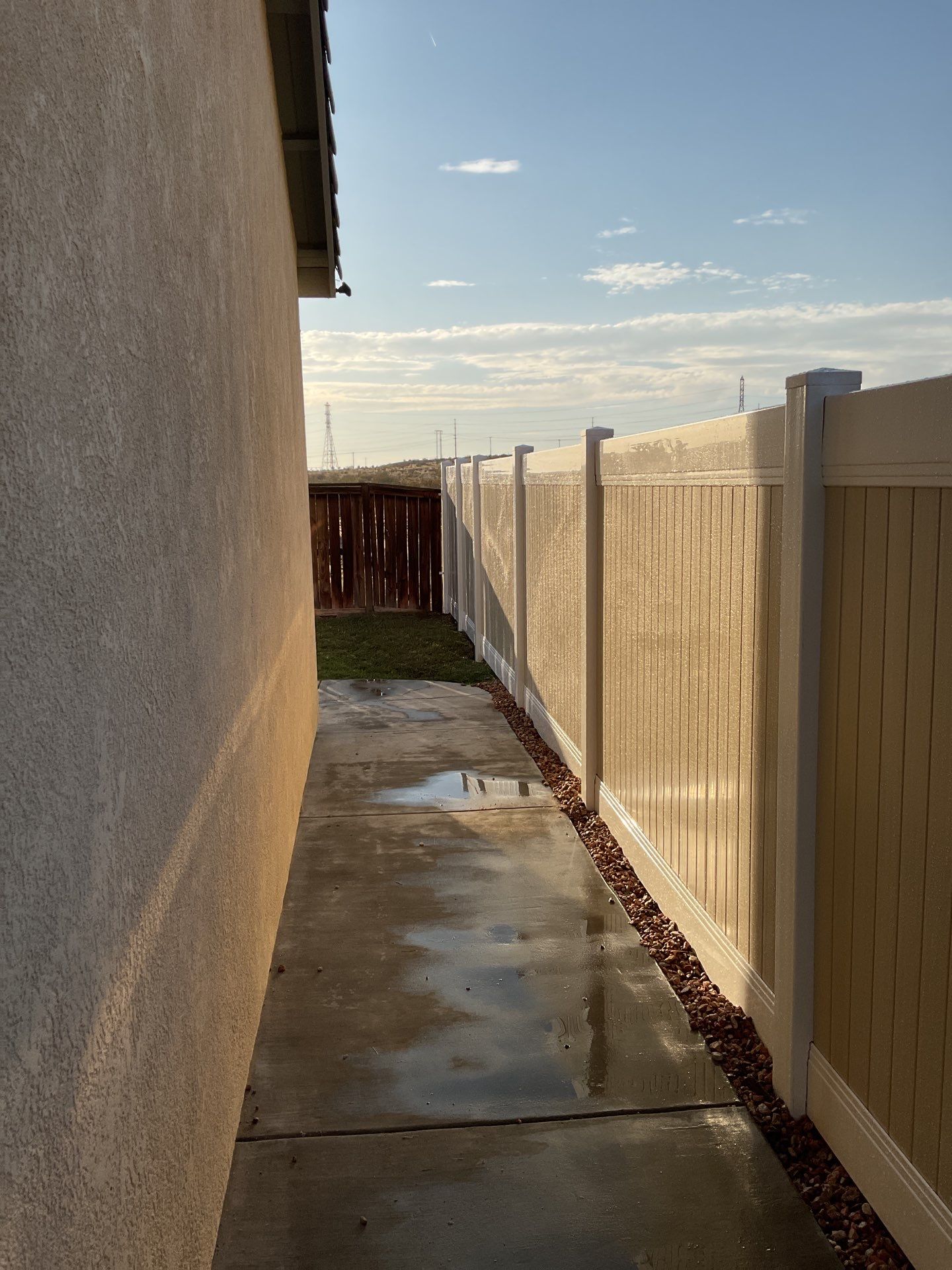 Fence Installation using Vinyl by Fence Guys Inc. 
