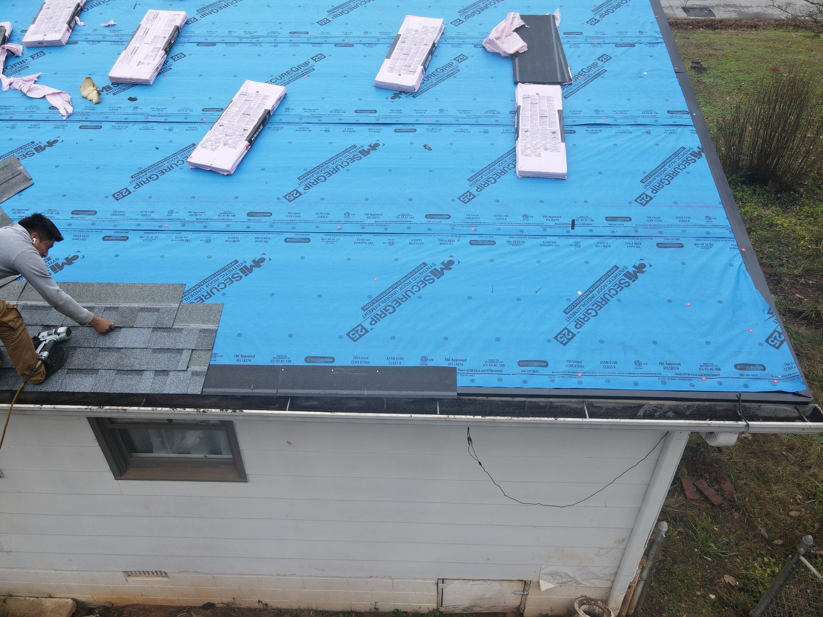 Residential Roofing Installation using Owens Corning by Inspector Roofing and Restoration