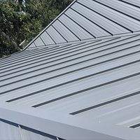 24ga 1.5" Mechanical Seam Charcoal Gray  by Total Roofing System The Metal Roof Experts