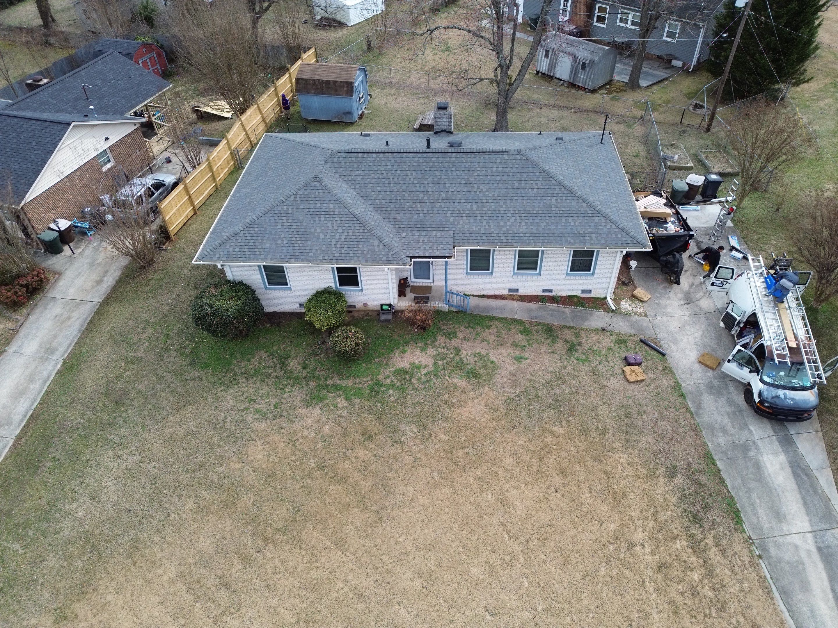 Roof replacement by hail and wind damage by Just Brilliant Restoration JBR