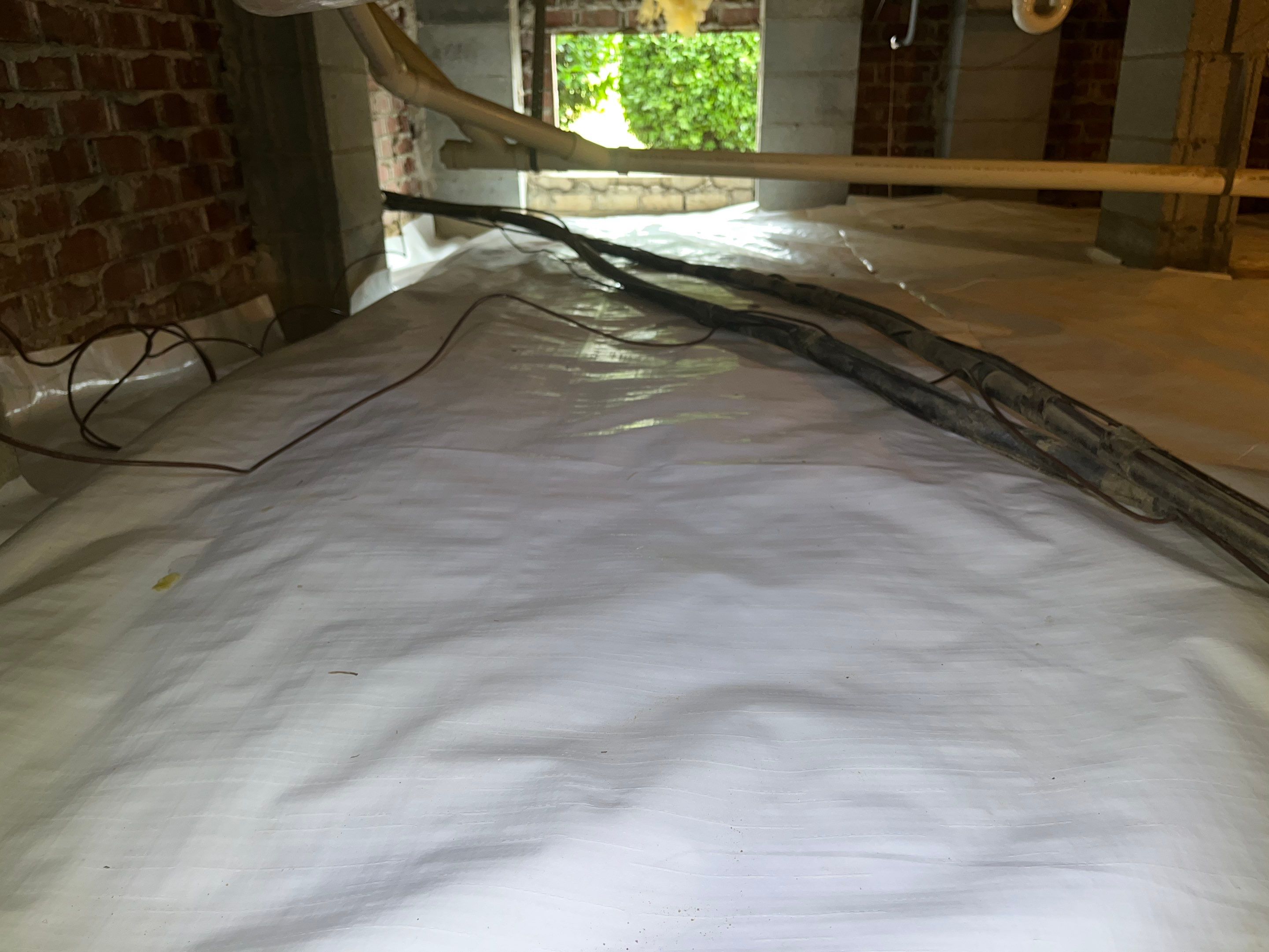 Dehumidifier and Moisture Barrier install with Structural repairs. by Impact Crawlspace