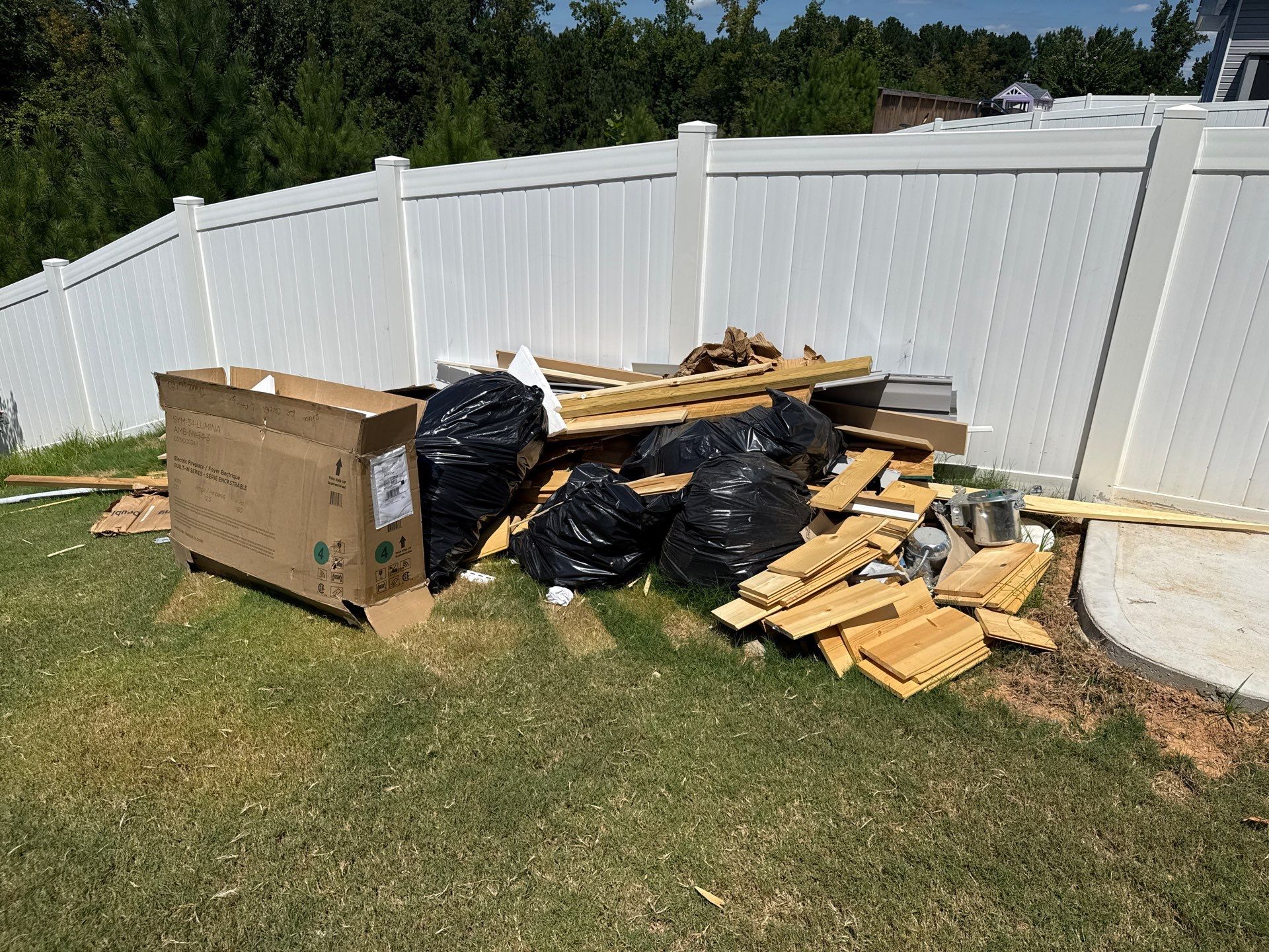 Project in Lancaster by Badger Hauling